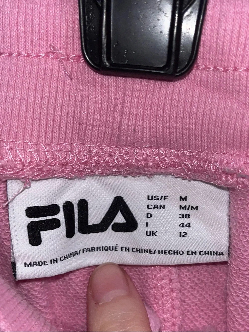 FILA 3-Piece Matching Workout Set - Pink & White Sporty Tracksuit